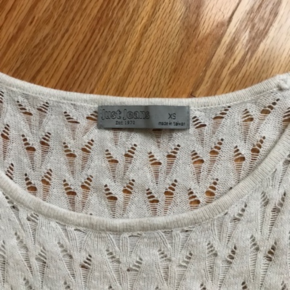 Cream sweater 3/4 sleeves - Picture 3 of 6